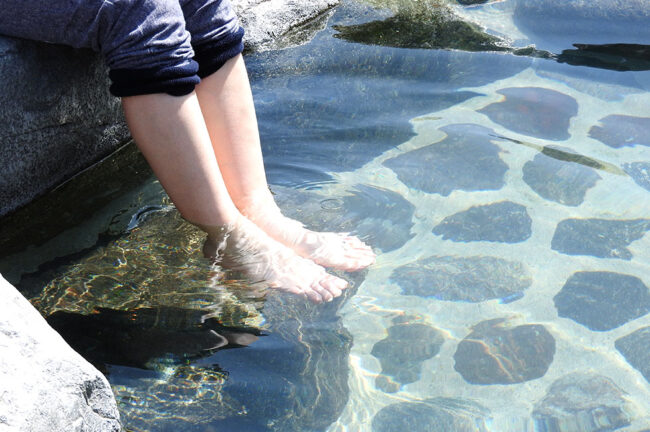 下呂温泉足湯