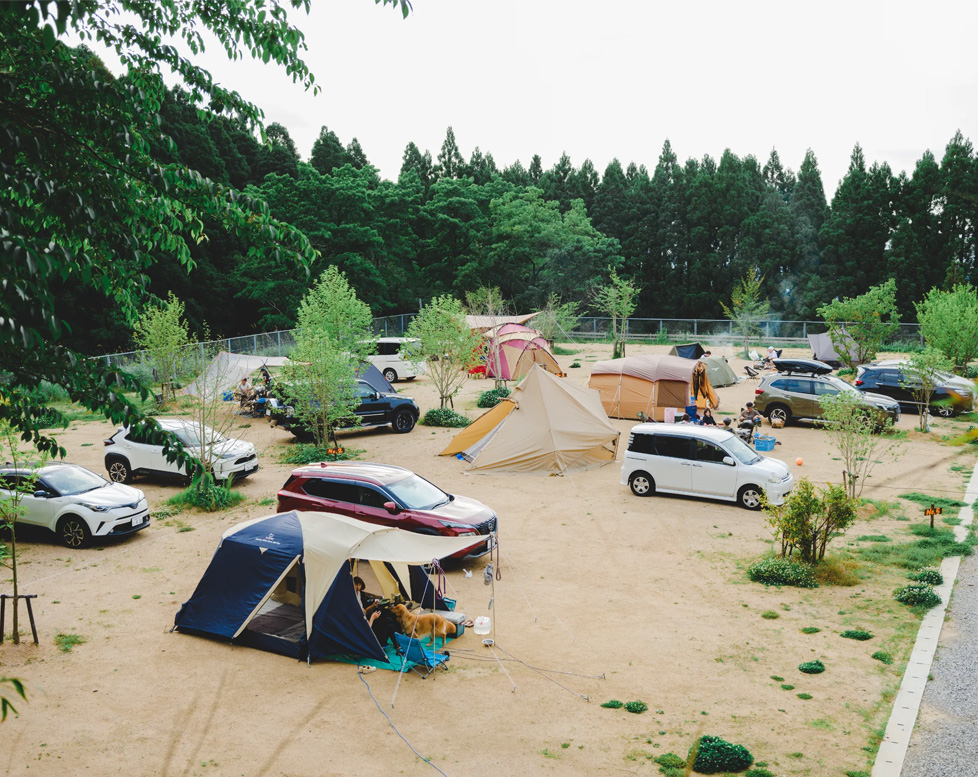 福岡県のおすすめキャンプ場HIKOSAN GARDEN CAMP 1