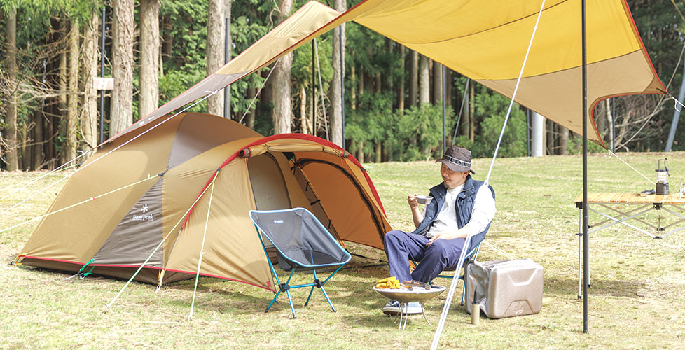 夏のテント選びは素材やタイプが重要！
