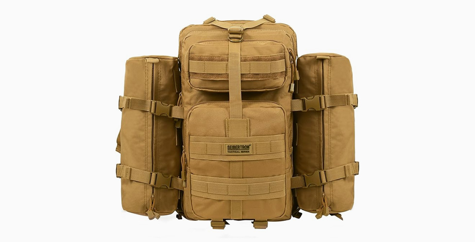 Seibertron(サイバトロン) バックパック 3Pタクティカル MOLLE 防水 軽量 アウトドア ミリタリー U.Sタイプ