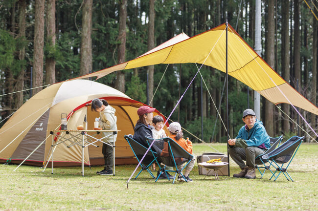 ゴールデンウィークは家族で楽しくキャンプを楽しもう！